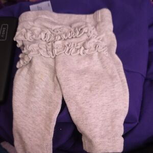 Carter's Cream Ruffle Baby Pants